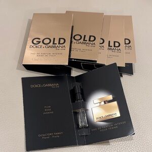 Dolce & Gabbana Gold Perfume Sample Set(6 samples )